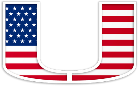 Canes Football On Twitter - Crest (598x326), Png Download