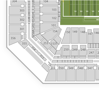 Hard Rock Stadium Seating Chart Music Festival - Hard Rock Stadium (350x350), Png Download