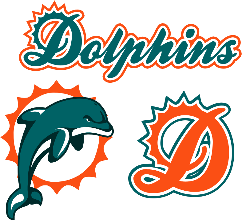 Miami Dolphins Logo Clip Art - Miami Dolphins Svg (1024x724), Png Download
