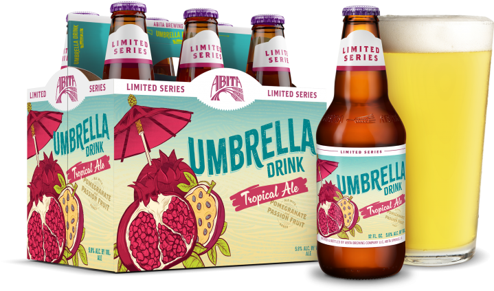Umbrella Drink - Abita Umbrella Drink (800x549), Png Download