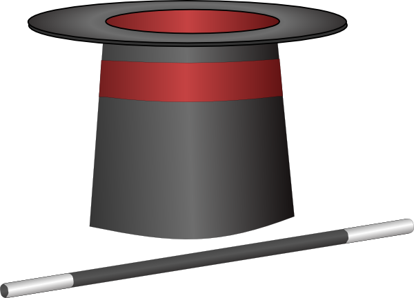 Magic Top Hat Jh Svg Clip Arts 600 X 432 Px (600x432), Png Download
