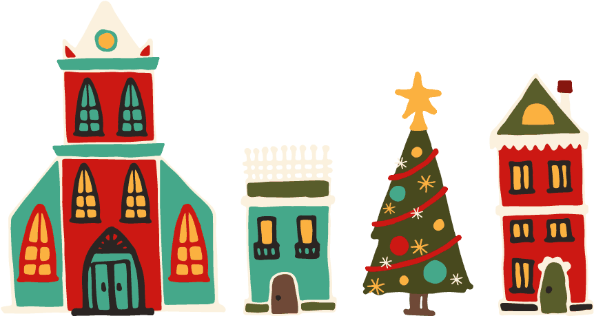 Your Journey Begins As You Approach Ticket Town Where - Christmas Day (940x500), Png Download