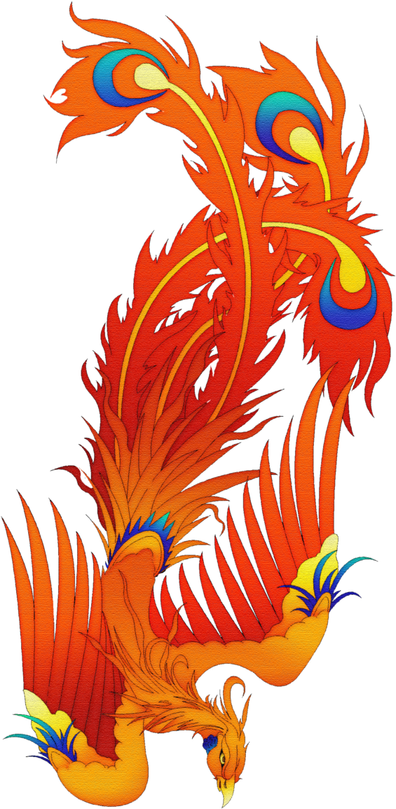 Phoenix Tattoo Design By Haivsnkd - Phoenix Tattoo Png (600x1200), Png Download