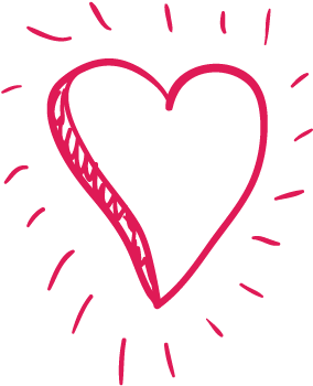 Hearts Doodle Png - Portable Network Graphics (334x399), Png Download