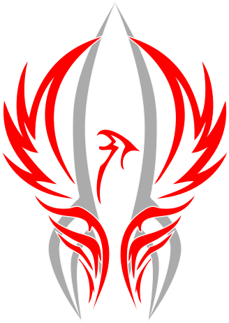 Phoenix Logo Phoenix Banner - Tribal Phoenix Tattoo (460x540), Png Download
