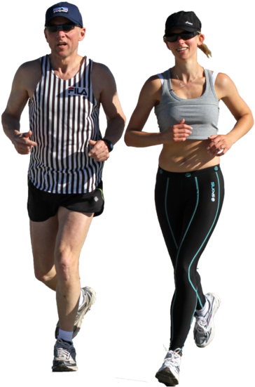 Share This Image - Human Jogging Png (433x600), Png Download