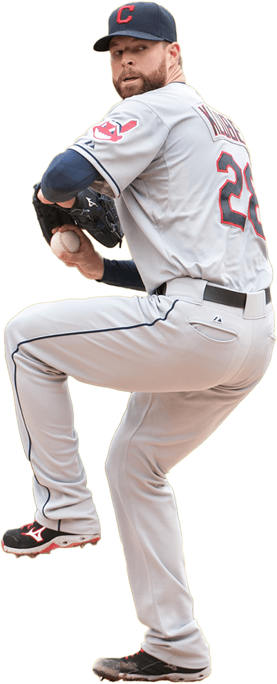 Cleveland Indians Player Transparent Png - Corey Kluber Png (1177x1058), Png Download