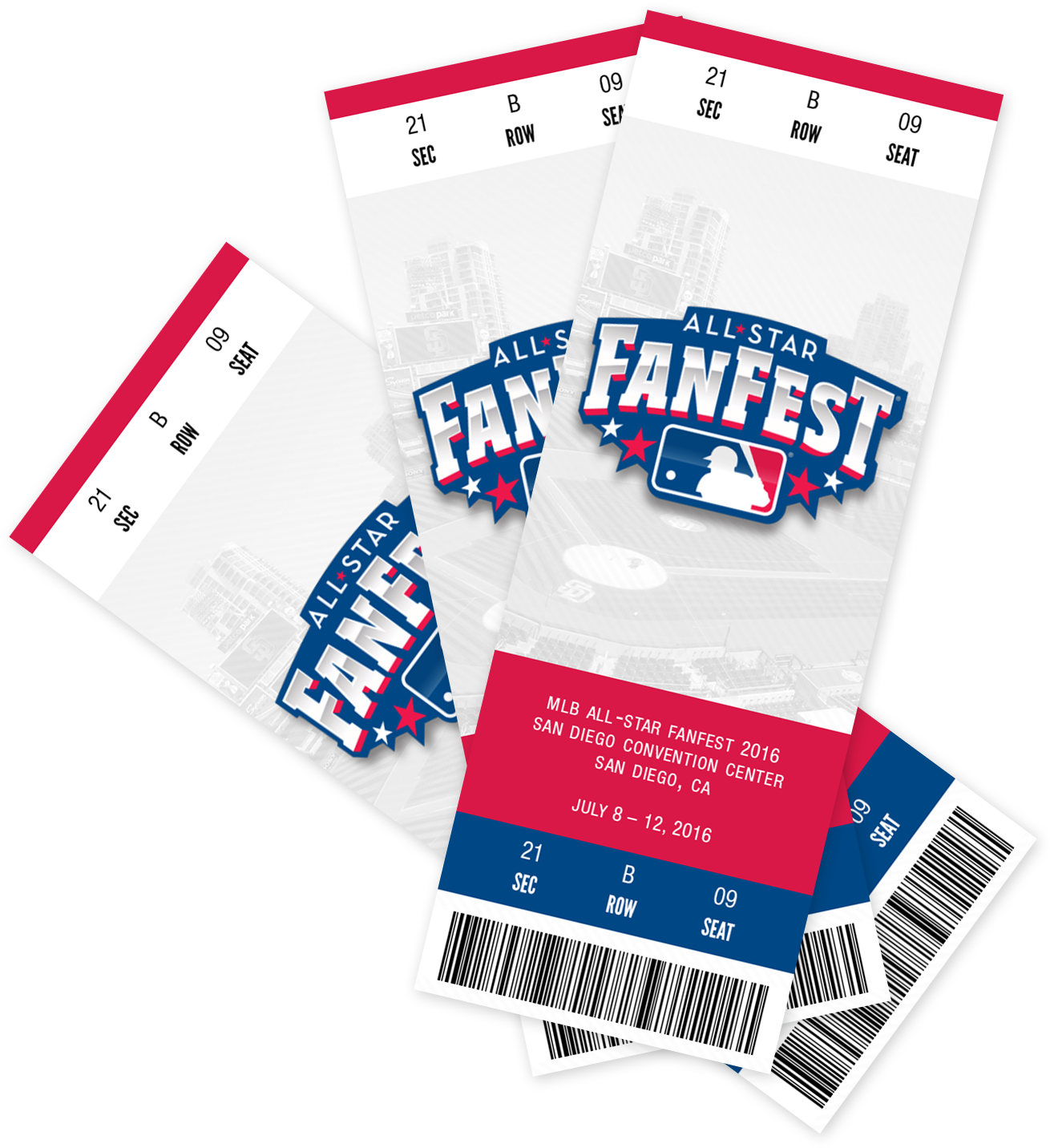Buy Tickets For The 2016 Mlb All-star Fanfest - Mlb Tickets (1346x1485), Png Download