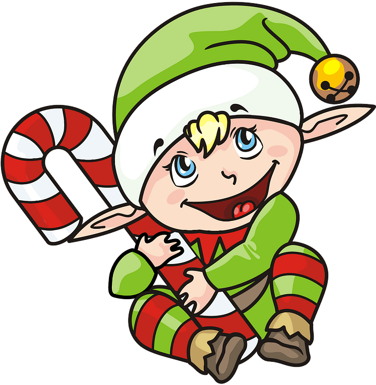 Santa Claus The Elf On The Shelf Christmas Elf North - Elf Clipart (737x750), Png Download