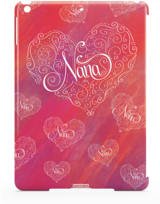 Nana Doodle Heart - Purple Case - Ipad Mini (430x430), Png Download