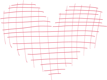 Doodle Heart 5 - Drawing (450x344), Png Download