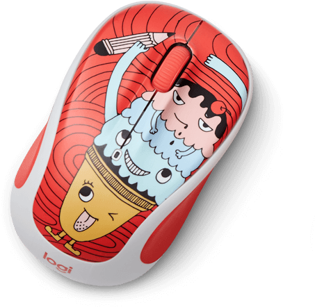 Logitech M238 - 3-toetsen Muis (462x447), Png Download