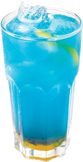 Gummy Bear - Blue Lagoon Drink Png (445x340), Png Download