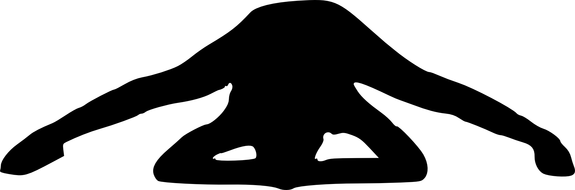 Fitness Silhouette Png - Silueta De Jesus Resucitado (2000x661), Png Download