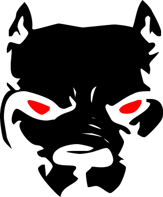 Free Pit Bull Line Art - Pitbull Head Spike Collar (334x402), Png Download