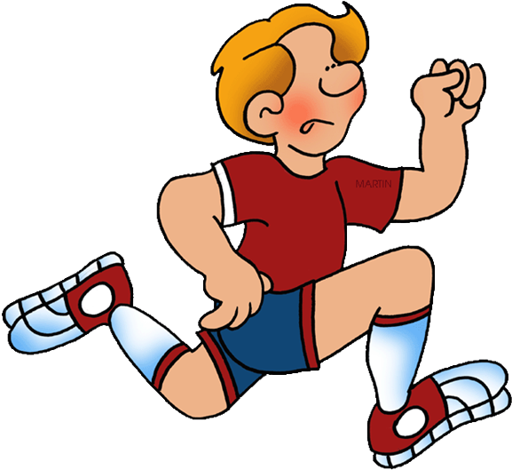 Clipart Sports Jogging - Running Clipart (605x605), Png Download