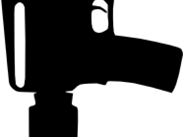 Rifle Silhouette Cliparts - Assault Rifle (640x480), Png Download