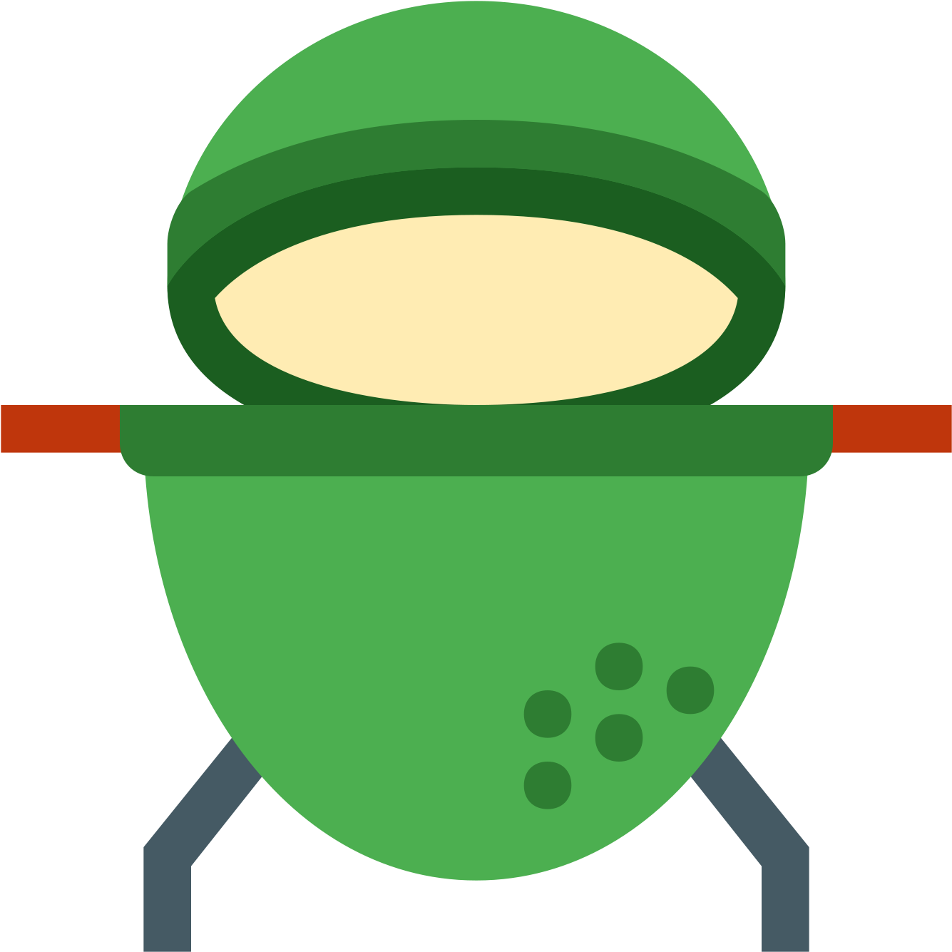 It's A Logo Of Big Green Egg Reduced To An Image Of - Barbecue (1600x1600), Png Download