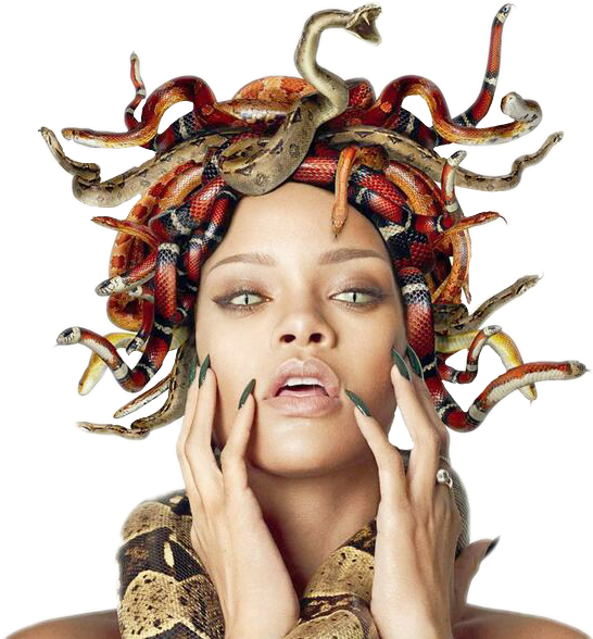 Rihanna Medusa (546x588), Png Download