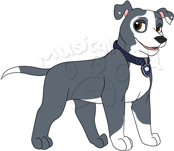 Drawn Pit Bull Paw - Paw Patrol Vega (700x642), Png Download