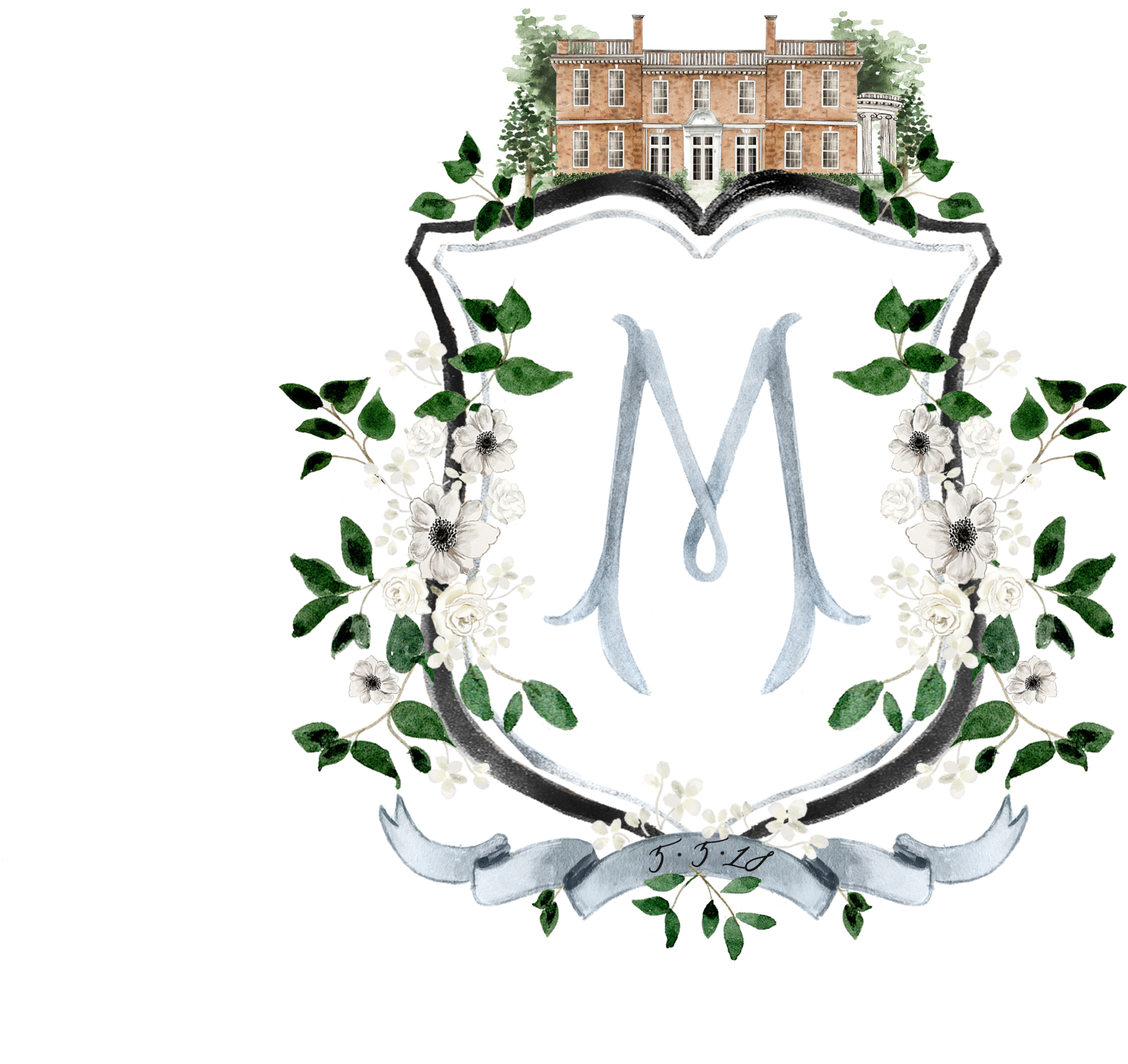 Custom Heraldry Wedding Crest - Crest (2500x2500), Png Download