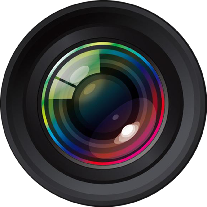 Camera Lens Png Transparent - Design Business Card Photography (1024x1024), Png Download