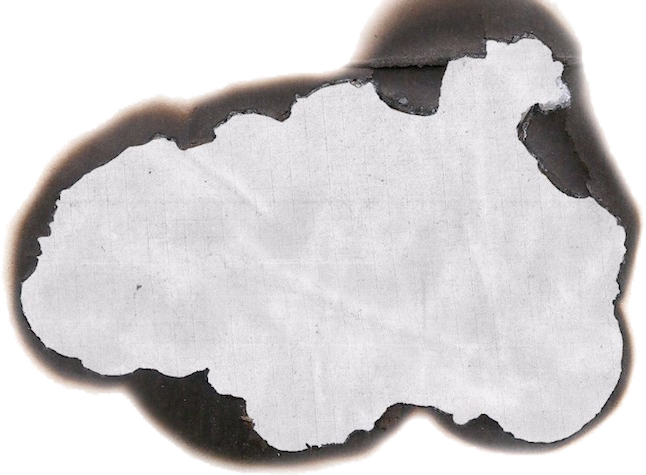 Share This Image - Burnt Paper Edges Png (646x475), Png Download