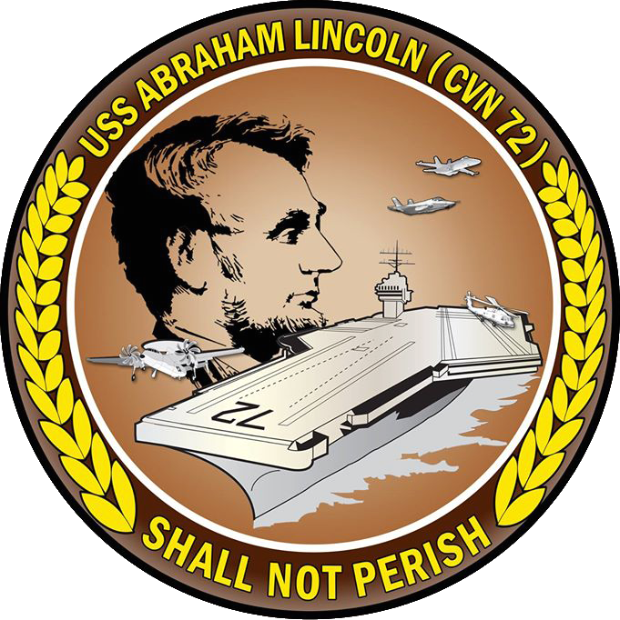 Cvn-72 Crest - Uss Abraham Lincoln Cvn 72 Logo (681x682), Png Download