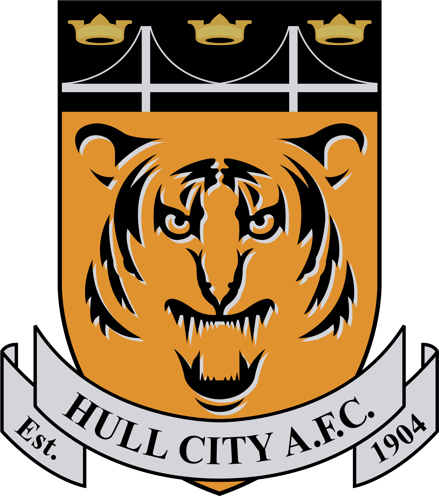 Clipart Transparent Download Hull City Fc Logo Png - Hull City Logos (2400x2400), Png Download