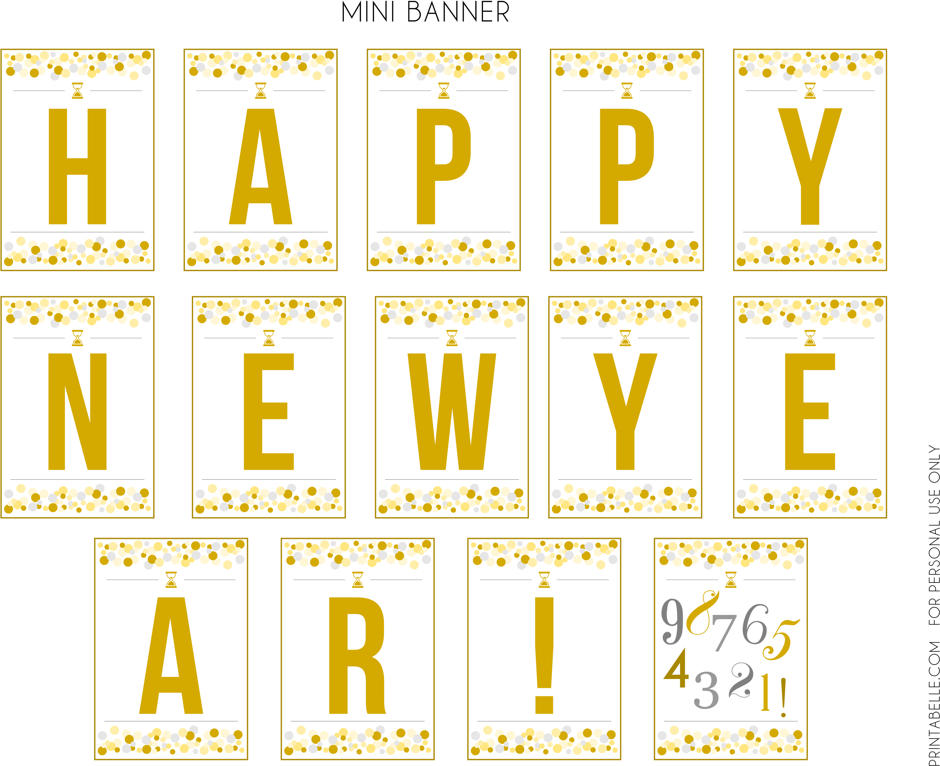 Download The Free New Year's Printables Here - Poster (3300x2550), Png Download