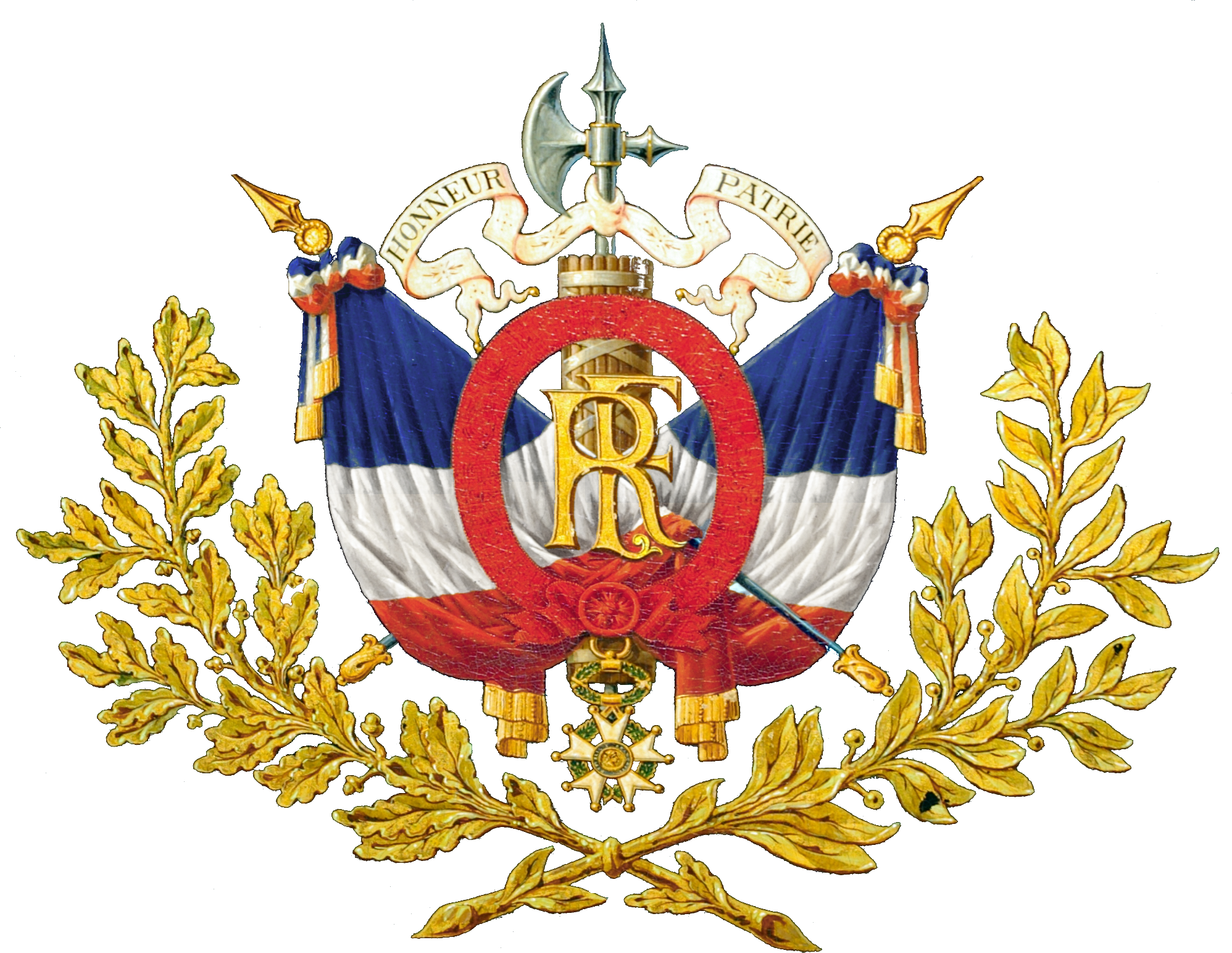 Flag, Coat Of Arms - Escudo De Francia Pais (1996x1543), Png Download