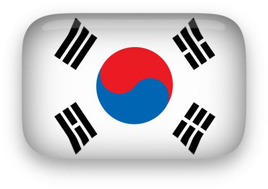South Korean Flag - South Korea Flag (522x369), Png Download
