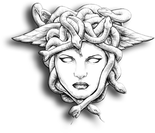 Medusa - - Medusa (522x450), Png Download