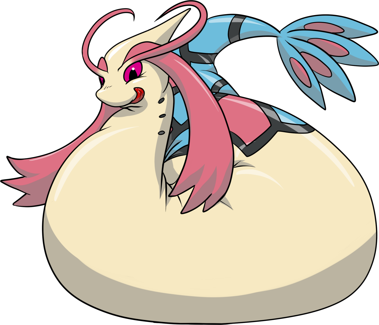 Fat Milotic (1280x1099), Png Download