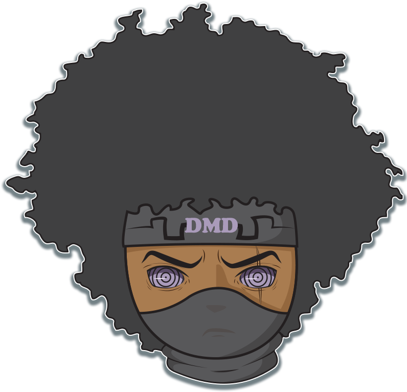 Afro Savage - Cartoon (800x800), Png Download
