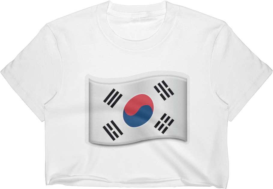 Emoji Crop Top T-shirt - Circle (1000x1000), Png Download