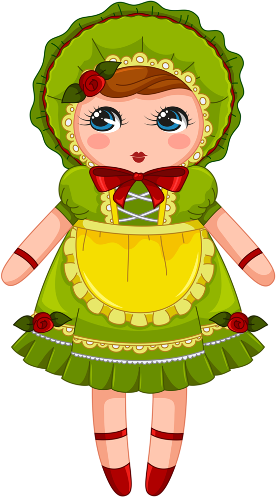 Bonecas & Meninas - Dolls Cartoon (568x1024), Png Download