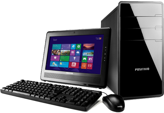 Algumas Empresas Continuam Se Empenhando Na Iniciativa - Positivo Windows 8 (539x372), Png Download