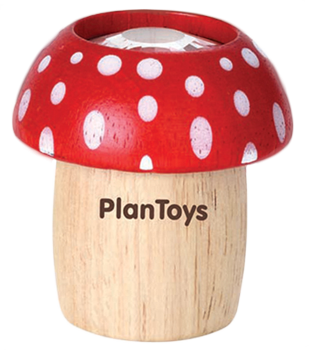 Plan Toys - Mushroom Kaleidoscope Plan Toys (441x500), Png Download