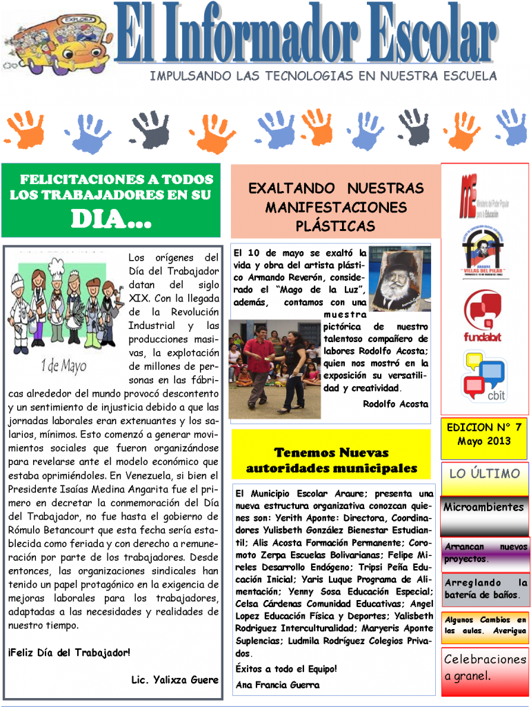 Cómo Hacer Un Periódico Escolar - School (779x1024), Png Download