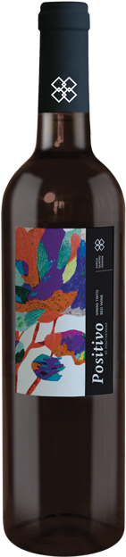 Positivo Red - Glass Bottle (300x673), Png Download