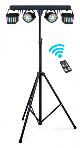 Dj Light Kit Par & Derby - Kam Cluster Fx Bar (500x500), Png Download