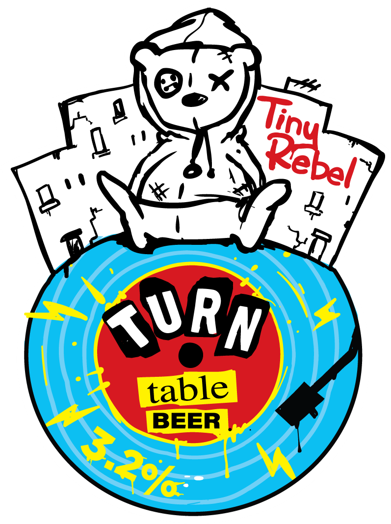 Turn Table Beer - Tiny Rebel Beat Box (797x1068), Png Download