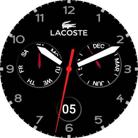 Lacoste Black Straightset Unisex Junior (480x480), Png Download