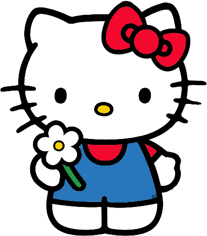 Hello Kitty Clip Art - Clipart Of Hello Kitty (426x488), Png Download