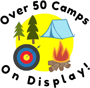 Over 50 Camps On Display At The L - Los Angeles (400x372), Png Download