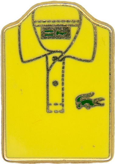 Lacoste Pin , Yellow - Polo Shirt (600x599), Png Download