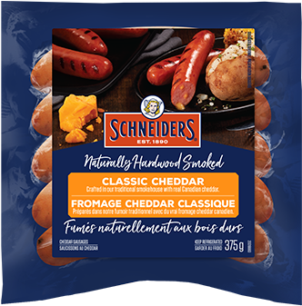And When We Mix Canadian Cheddar Right Into Our Premium - Schneiders Smokies (400x361), Png Download