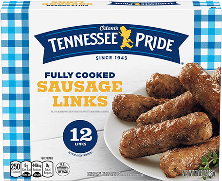 Fully Cooked Breakfast Sausage Links - Odom's Tennessee Pride Sausage And Buttermilk Biscuits (500x500), Png Download