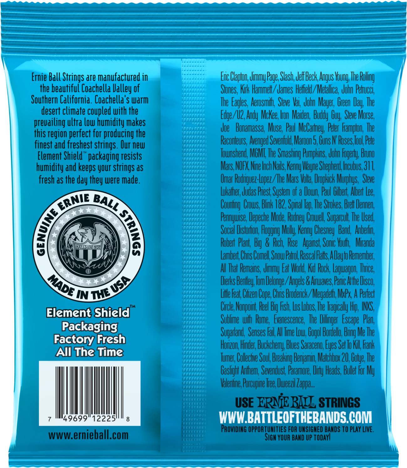 Ernie Ball Extra Slinky 2225 Electric Guitar Strings, - Ernie Ball 2225 Extra Slinky Nickel Wound (1600x1600), Png Download